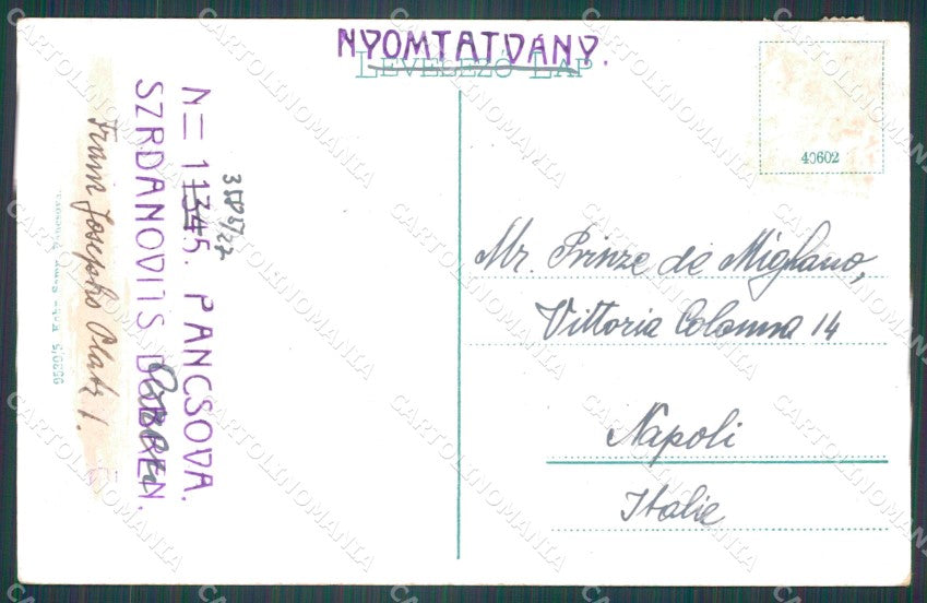 Serbia Pancsova Pancevo Selyemfonoda postcard XC3232 – retro