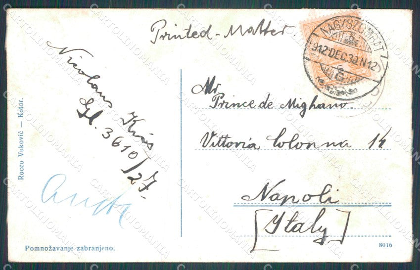 Montenegro Cattaro Kotor postcard XC3236 – retro