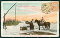 Hungary Ungheria Puszta CORNER CREASE postcard XC3239 – fronte