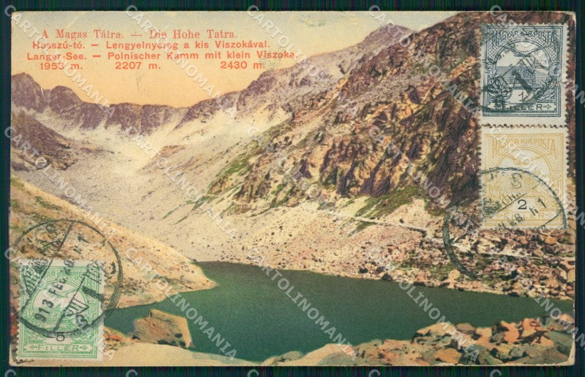 Slovacchia Slovakia Magas Tatra TEAR postcard XC3245 – fronte