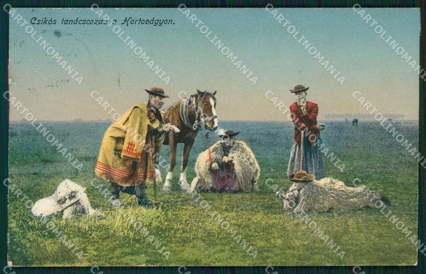 Hungary Ungheria Hortobagy Ethnic postcard XC3253 – fronte
