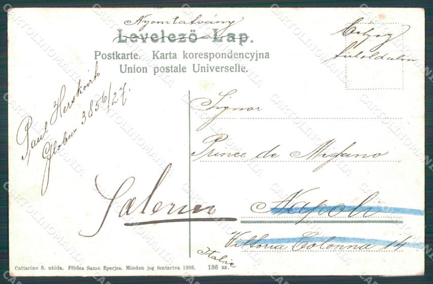 Slovacchia Slovakia Magas Tatra postcard XC3255 – retro