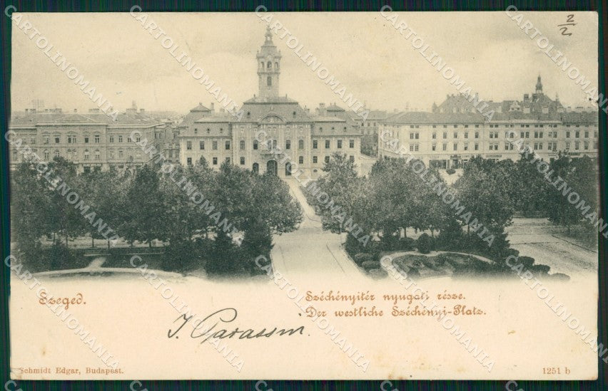 Hungary Ungheria Szeged TEAR postcard XC3269 – fronte