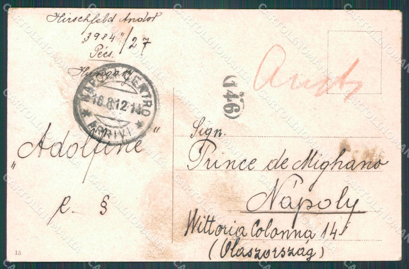 Slovacchia Slovakia Budapest Erzsebet Korut CREASE postcard XC3274 – retro
