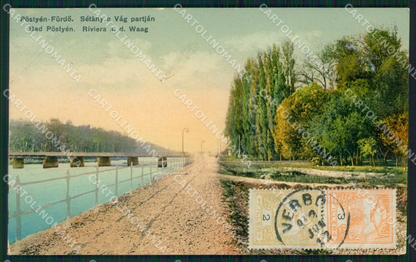 Slovacchia Slovakia Piestany postcard XC3278 – fronte
