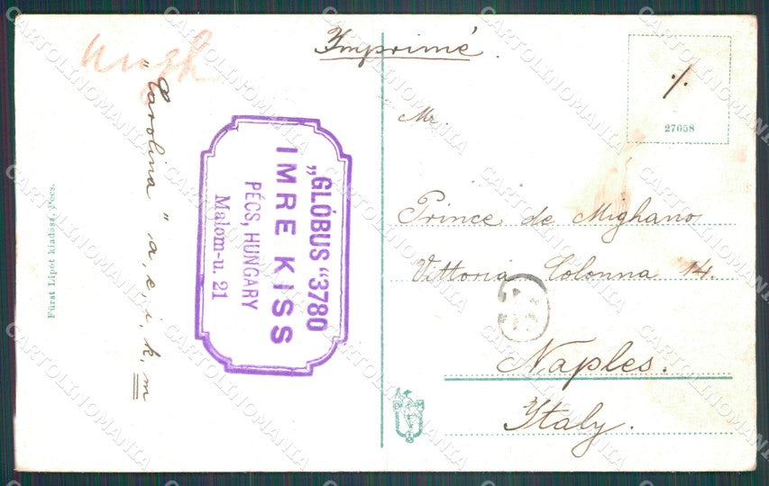 Hungary Ungheria Pecs postcard XC3282 – retro