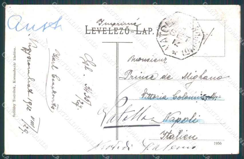 Hungary Ungheria Esztergom postcard XC3284 – retro