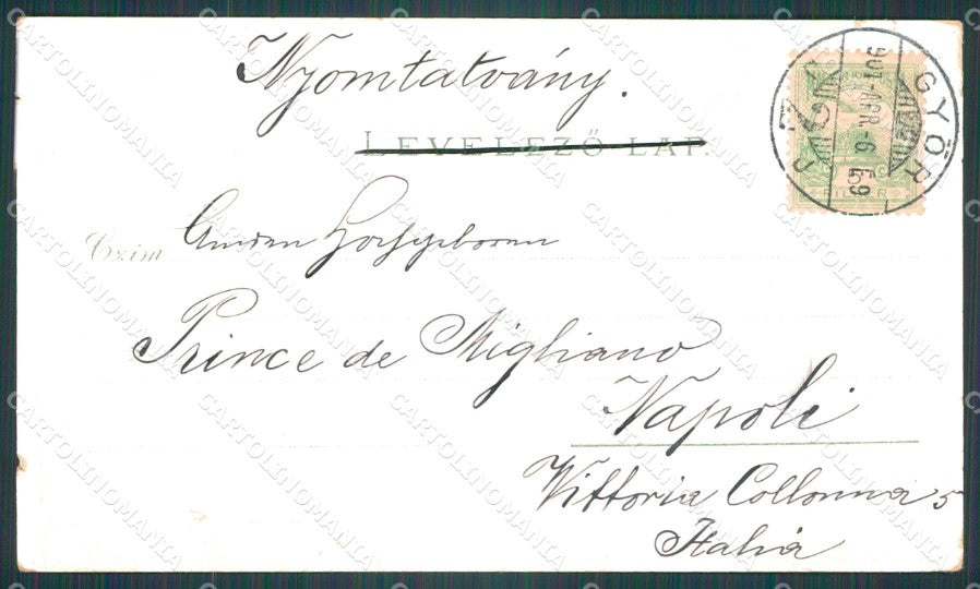 Hungary Ungheria Gyor Gruss TEARS postcard XC3304 – retro