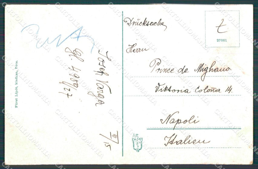 Hungary Ungheria Pecs postcard XC3322 – retro