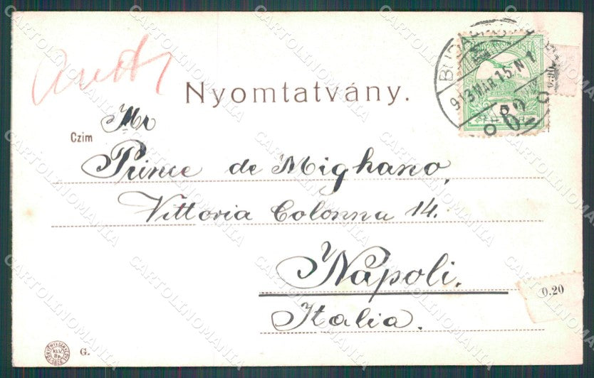 Hungary Ungheria Budapest postcard XC3328 – retro