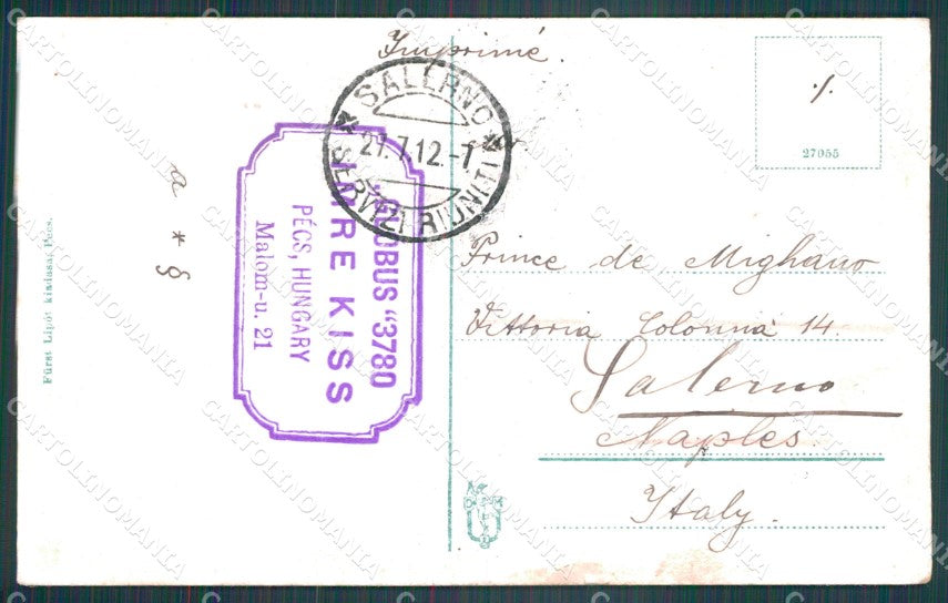 Hungary Ungheria Pecs postcard XC3341 – retro