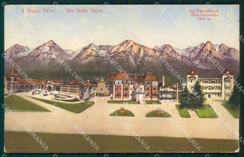Slovacchia Slovakia Magas Tatra postcard XC3343 – fronte
