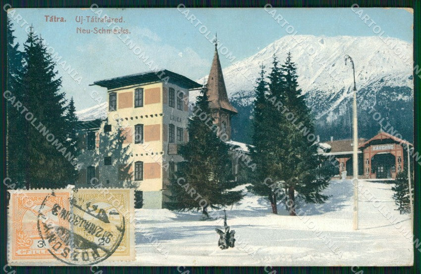 Slovacchia Slovakia Magas Tatra postcard XC3361 – fronte