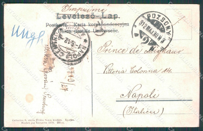 Slovacchia Slovakia Magas Tatra postcard XC3361 – retro