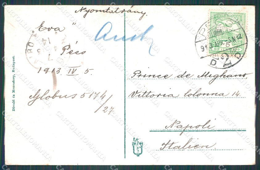 Hungary Ungheria Pecs postcard XC3369 – retro