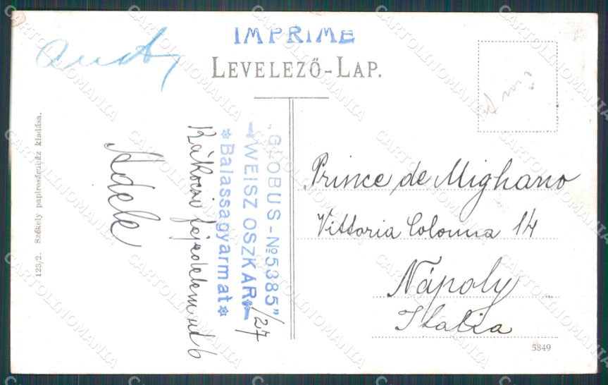 Hungary Ungheria Balassagyarmat Arpad postcard XC3401 – retro