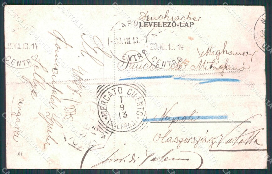 Hungary Ungheria Sellye postcard XC3402 – retro