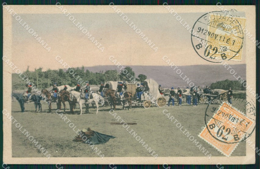 Hungary Ungheria Budapest Soldier B K W I postcard XC3417 – fronte