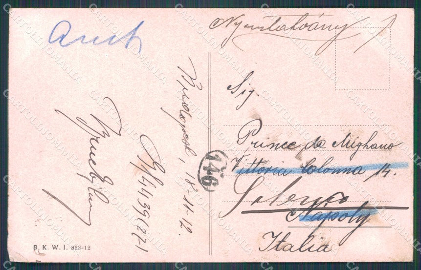 Hungary Ungheria Budapest Soldier B K W I postcard XC3417 – retro