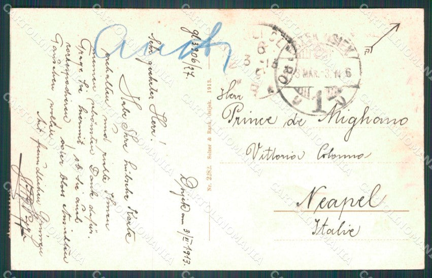 Polonia Poland Osiek Essegg postcard XC3418 – retro