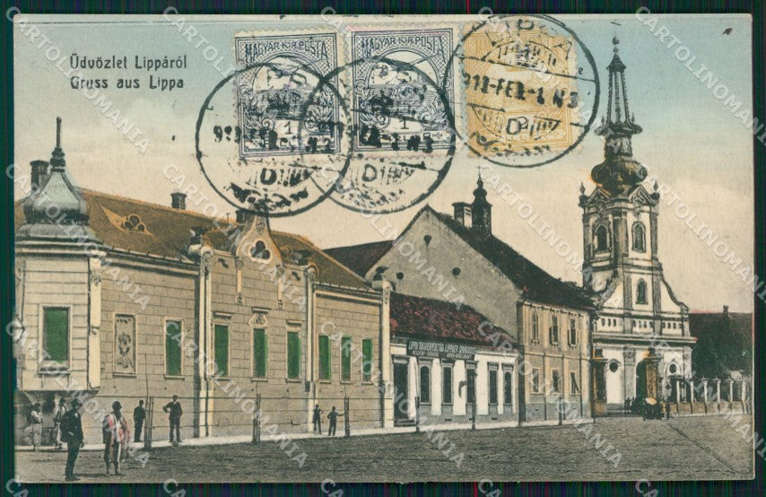 Hungary Ungheria Lippa Lipova Lipparol postcard XC3419 – fronte