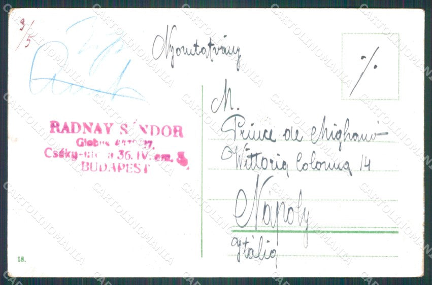 Hungary Ungheria Budapest Ethnic postcard XC3420 – retro