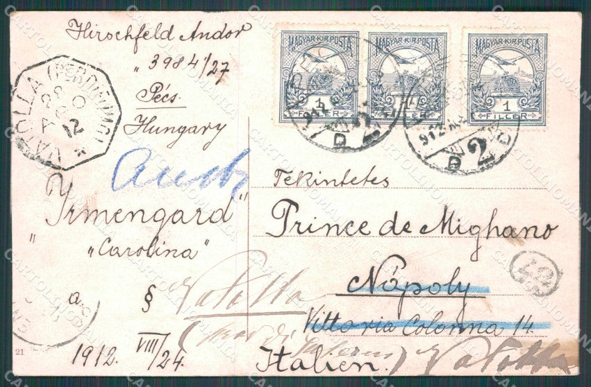 Hungary Ungheria Pecs postcard XC3424 – retro