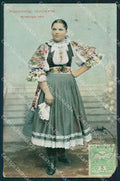 Hungary Ungheria Ethnic CORNER CREASES postcard XC3429 – fronte