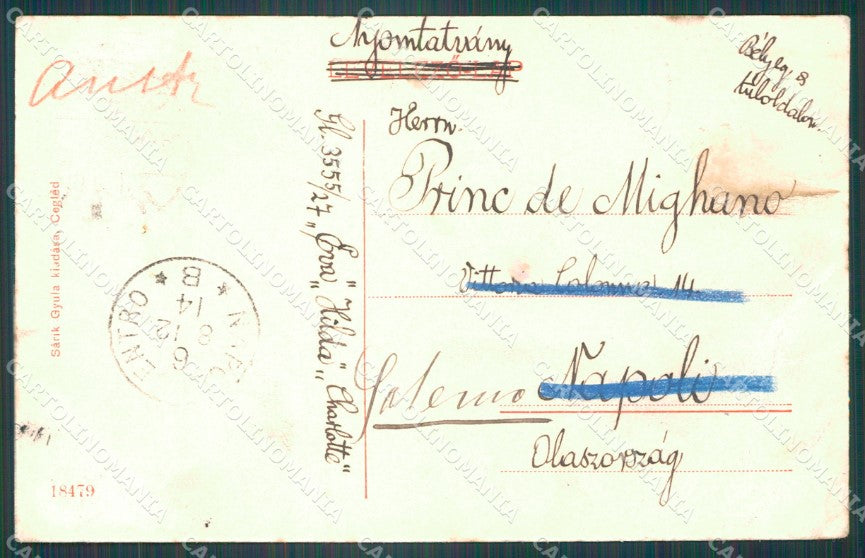 Hungary Ungheria Cegled Czegledrol CORNER CREASES postcard XC3434 – retro