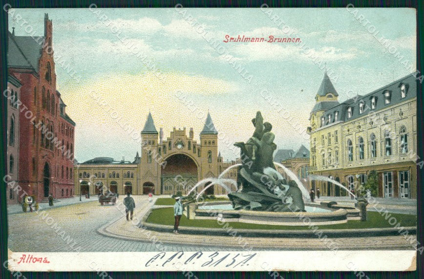 Deutschland Hamburg Altona CORNER CREASE AK ansichtskarten XC6735 – fronte