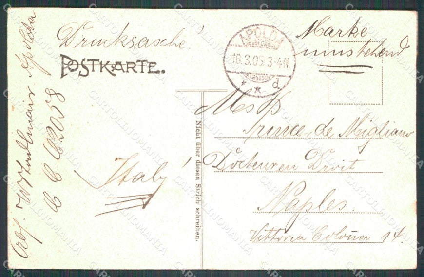Deutschland Thuringen Apolda Gruss CORNER CREASE AK ansichtskarten XC6739 – retro