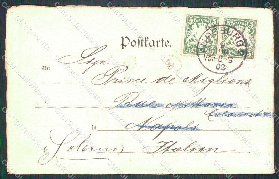 Deutschland Bayern Augsburg Maximilians Platz Soldiers AK ansichtskarten XC6742 – retro