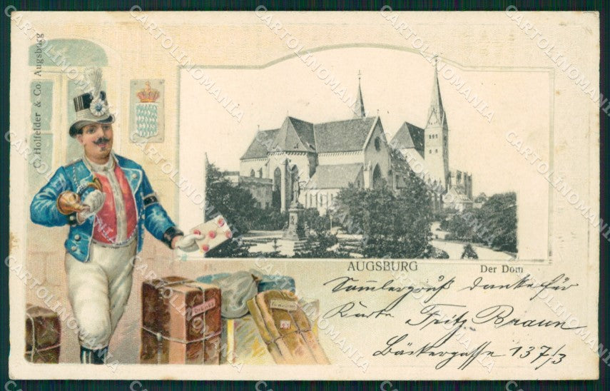 Deutschland Bayern Augsburg Dom AK ansichtskarten XC6743 – fronte