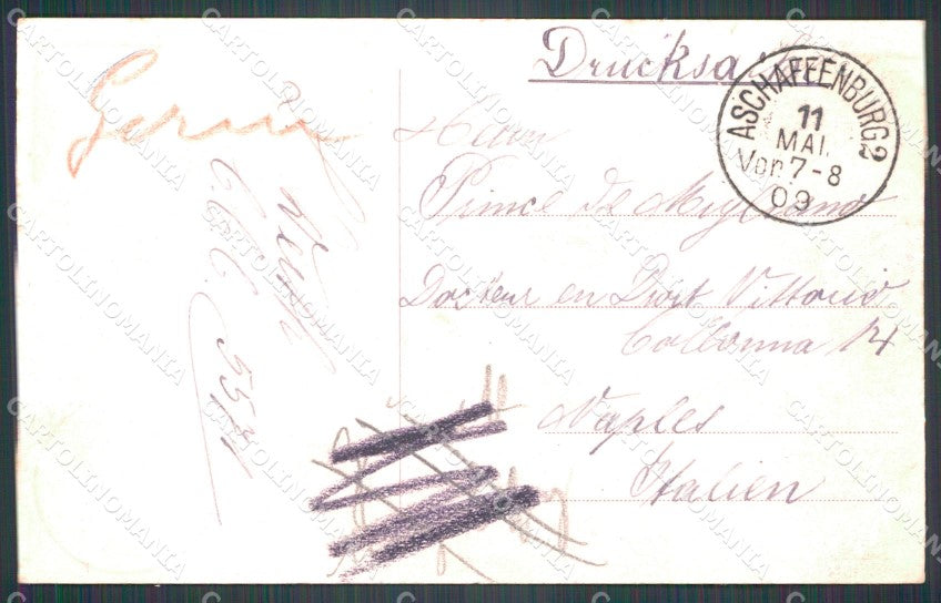 Deutschland Bayern Aschaffenburg Pompejanum AK ansichtskarten XC6749 – retro
