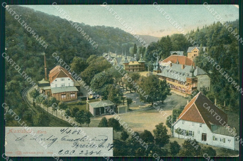 Deutschland Sachsen Anhalt Harzgerode Alexisbad AK ansichtskarten XC6751 – fronte