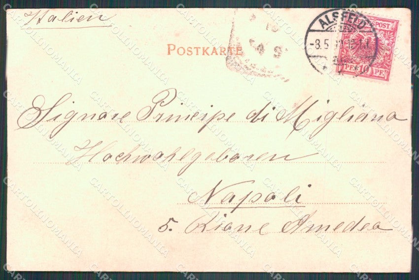 Deutschland Hessen Alsfeld Rathaus AK ansichtskarten XC6763 – retro