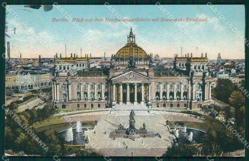Deutschland Berlin Reichstagsgebaude TEAR AK ansichtskarten XC6768 – fronte