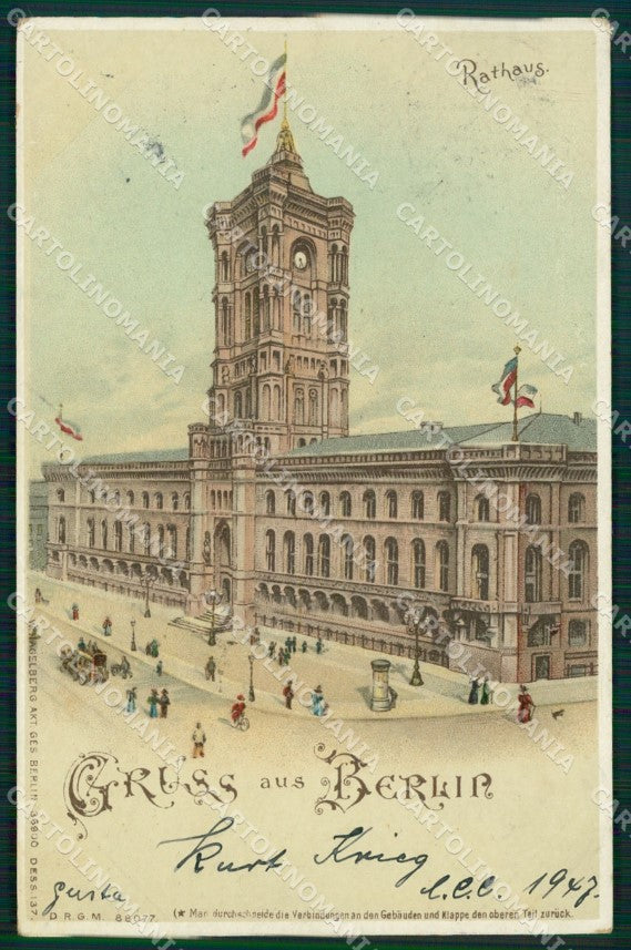 Deutschland Berlin Gruss aus Rathaus AK ansichtskarten XC6770 – fronte