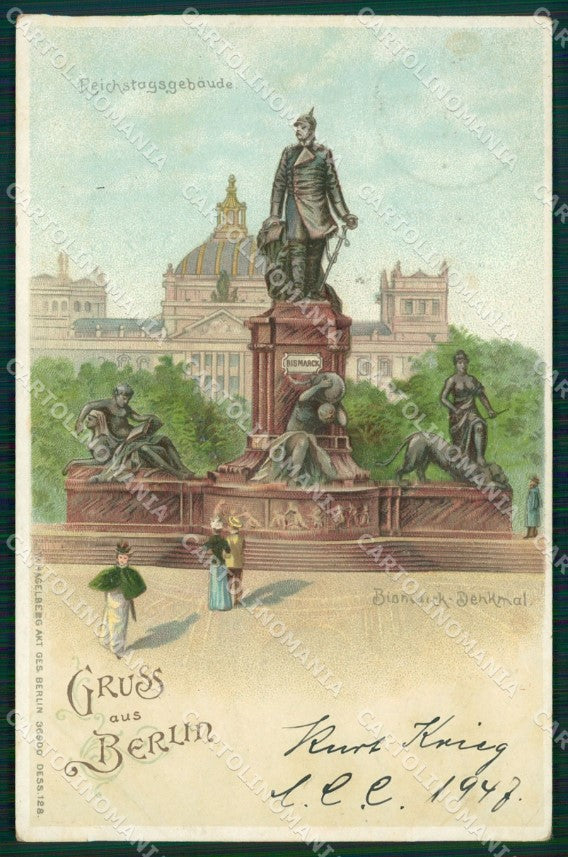Deutschland Berlin Gruss aus Reichstagsgebaude AK ansichtskarten XC6776 – fronte