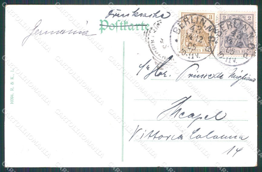 Deutschland Berlin Museum CORNER CREASE AK ansichtskarten XC6783 – retro