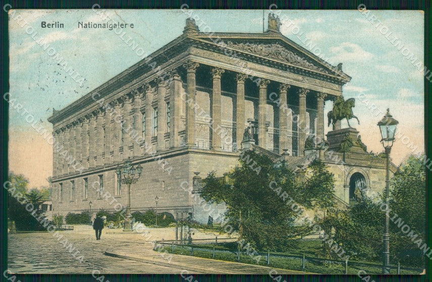 Deutschland Berlin Nationalgalerie CREASED AK ansichtskarten XC6785 – fronte
