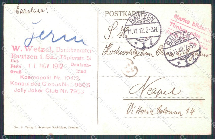 Deutschland Sachsen Bautzen TEAR AK ansichtskarten XC6798 – retro