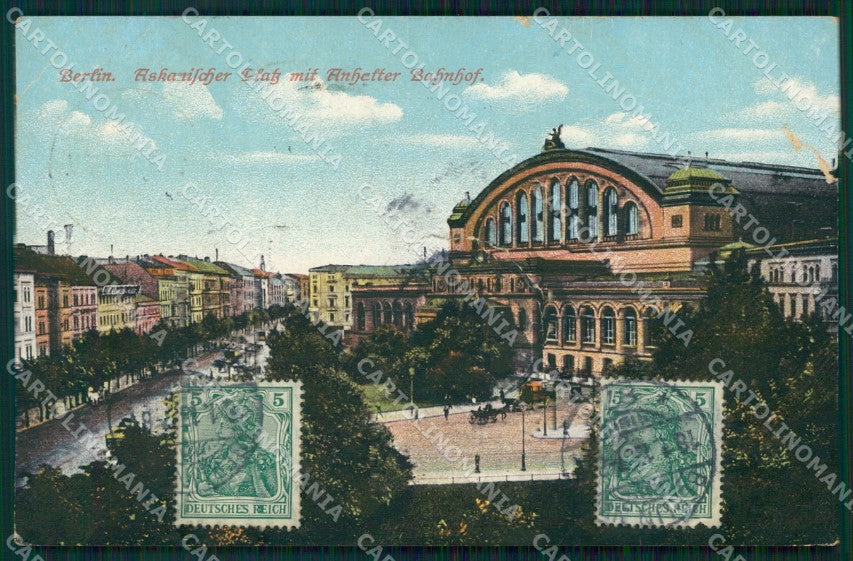 Deutschland Berlin Askanischer Platz CORNER CREASE AK ansichtskarten XC6809 – fronte