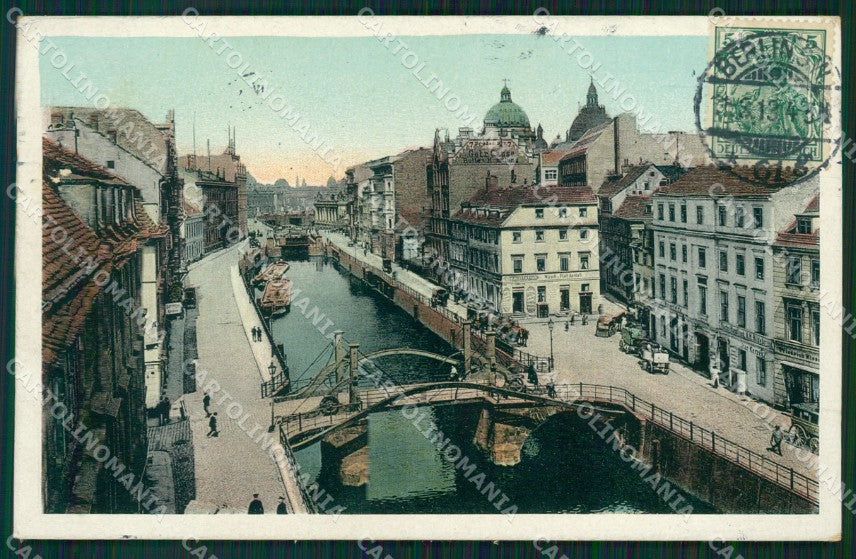 Deutschland Berlin Friedrichsgracht ABRADED AK ansichtskarten XC6815 – fronte