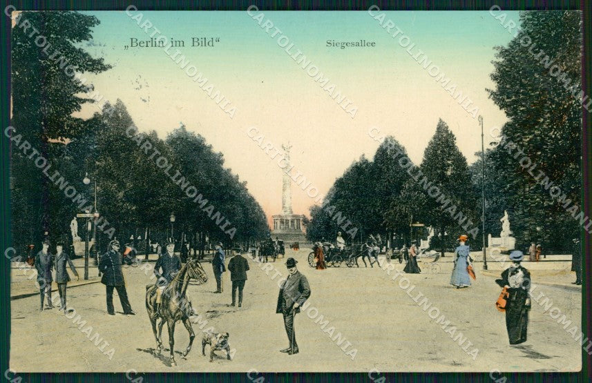 Deutschland Berlin Siegesallee Bulldog AK ansichtskarten XC6816 – fronte