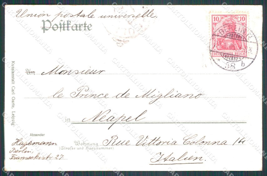 Deutschland Berlin Unter den Linden CORNER CREASE AK ansichtskarten XC6820 – retro