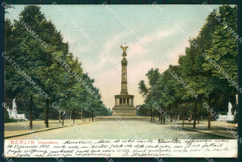 Deutschland Berlin Siegessaule AK ansichtskarten XC6821 – fronte