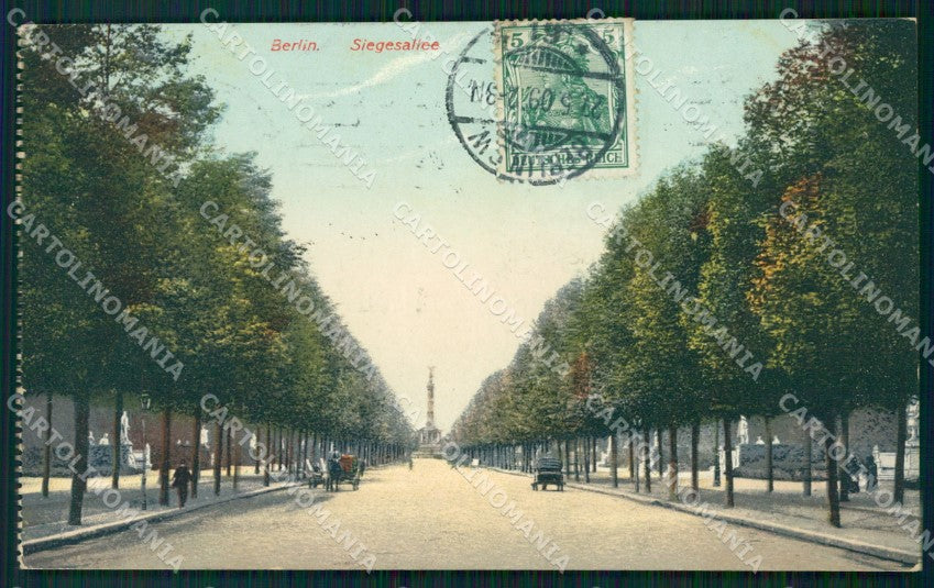 Deutschland Berlin Siegesallee AK ansichtskarten XC6830 – fronte