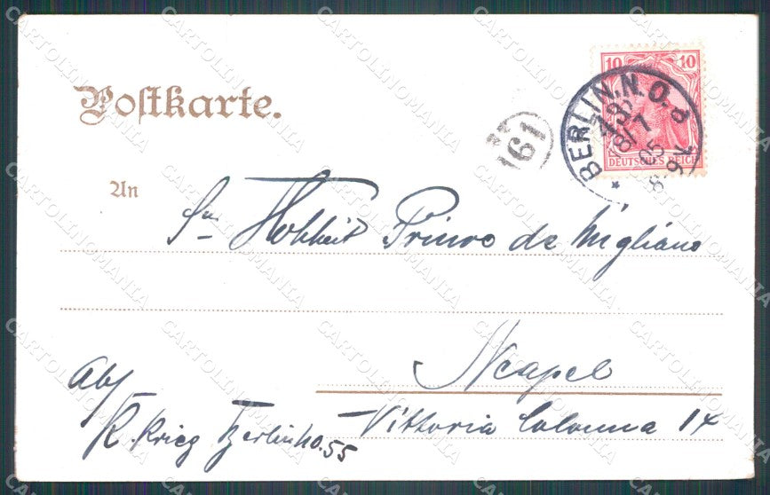 Deutschland Berlin Spittelmarkt CORNER CREASED AK ansichtskarten XC6842 – retro