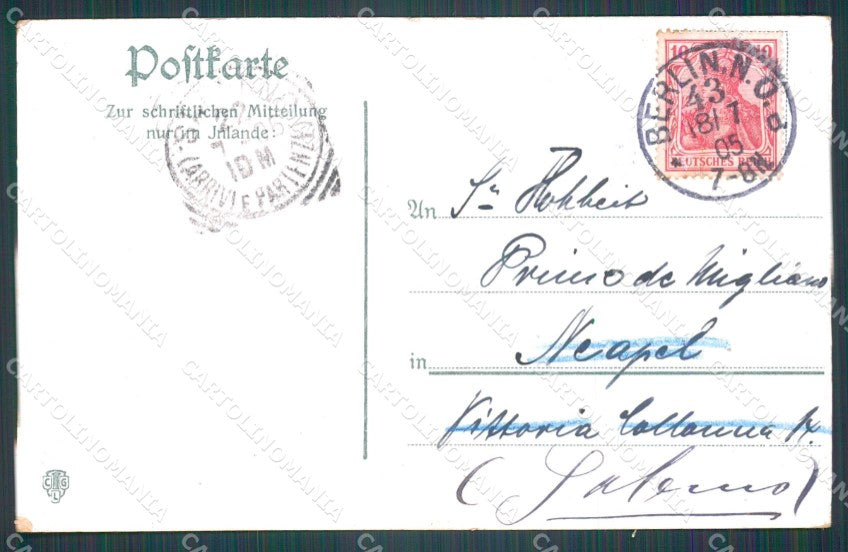 Deutschland Berlin Siegessaule HOLE AK ansichtskarten XC6844 – retro